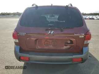 2005 Hyundai Santa Fe GLS with VIN KM8SC13E05U900292, listed as a Copart auction lot 72005604 with 121,849 mi miles and Salvage Title. Bid and sale history available at carsss.com. Image 6.