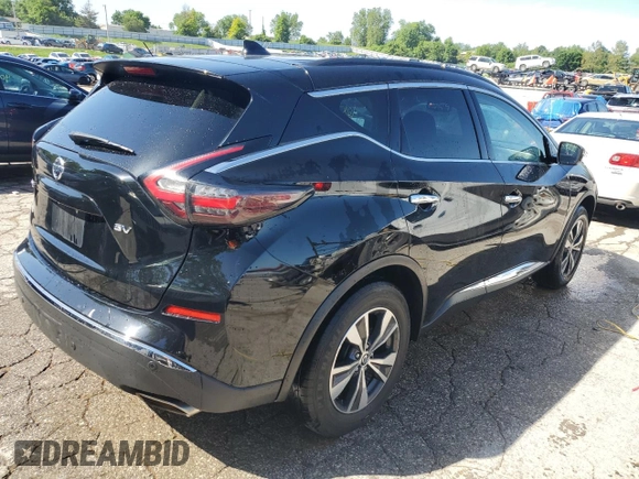 2020 Nissan Murano SV z VIN 5N1AZ2BJXLN122461, wystawiony jako Copart lot #56222054 z przebiegiem 108 759 mil mil oraz Szkoda całkowita • Salvage title. Historia ofert i sprzedaży dostępna na DreamBid. Obrazek 3.