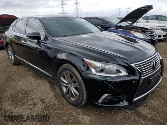 2013 Lexus LS 460 z VIN JTHCL5EF1D5015905, wystawiony jako Copart lot #81110004 z przebiegiem 121 676 mil mil oraz Szkoda całkowita • Salvage title. Historia ofert i sprzedaży dostępna na DreamBid. Obrazek 4.