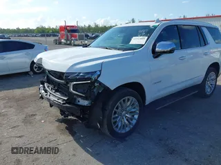 2023 Chevrolet Tahoe Premier with VIN 1GNSKSKD0PR453465, listed as a IAAI auction lot 42512099 with 23,252 mi miles and . Bid and sale history available at DreamBid. Image 6.
