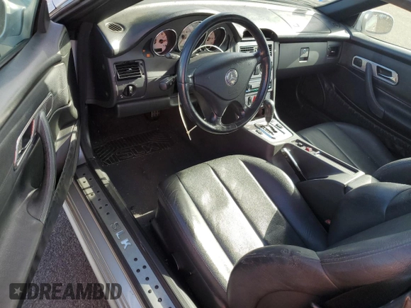 2002 Mercedes-Benz SLK-Class 2.3L Kompressor with VIN WDBKK49FX2F242987, listed as a Copart auction lot 65685554 with 96,461 mi miles and Salvage Title. Bid and sale history available at carsss.com. Image 8.