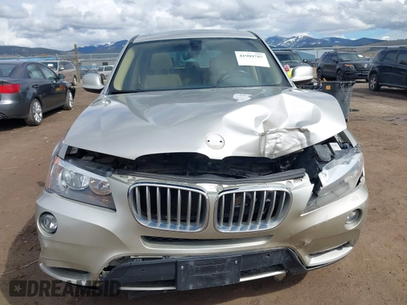 2013 BMW X3 xDrive28i with VIN 5UXWX9C5XD0A24038, listed as a IAAI auction lot 41909787 with 82,857 mi miles and . Bid and sale history available at DreamBid. Image 12.