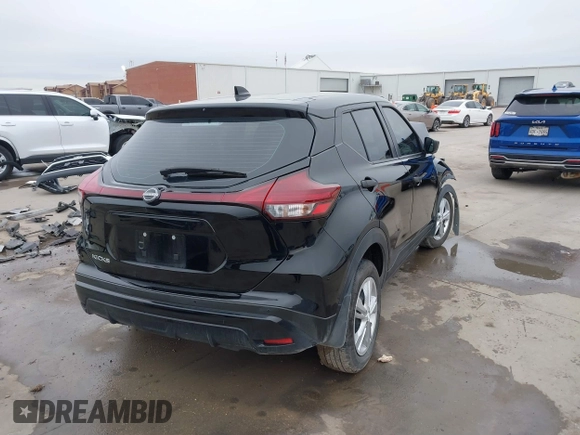 2024 Nissan Kicks S with VIN 3N1CP5BV9RL477611, listed as a IAAI auction lot 41644654 with 21,677 mi miles and . Bid and sale history available at carsss.com. Image 4.