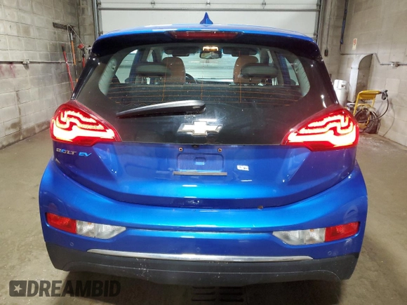2020 Chevrolet Bolt EV LT with VIN 1G1FY6S05L4118490, listed as a Copart auction lot 61223505 with 48,979 mi miles and Salvage title. Bid and sale history available at DreamBid. Image 6.