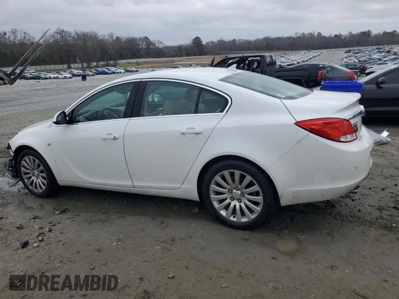 2011 Buick Regal CXL Turbo TO3 with VIN W04GX5GV9B1092399, listed as a Copart auction lot 43265605 with 144,029 mi miles and Salvage Title. Bid and sale history available at carsss.com. Image 2.