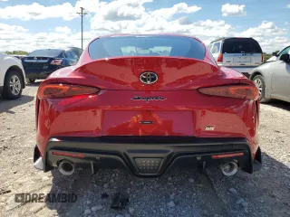 2024 Toyota GR Supra 3.0 with VIN WZ1DB0G0XRW067394, listed as a Copart auction lot 70492244 with 395 mi miles and Salvage Title. Bid and sale history available at carsss.com. Image 6.