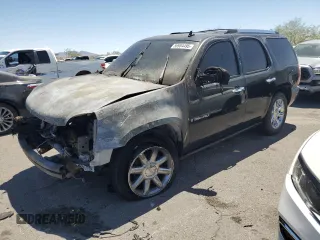 2008 GMC Yukon Denali z VIN 1GKEC63818J173909, wystawiony jako Copart lot #56984495 z przebiegiem Nie podano mil oraz Szkoda całkowita • Salvage title. Historia ofert i sprzedaży dostępna na DreamBid. Obrazek 1.