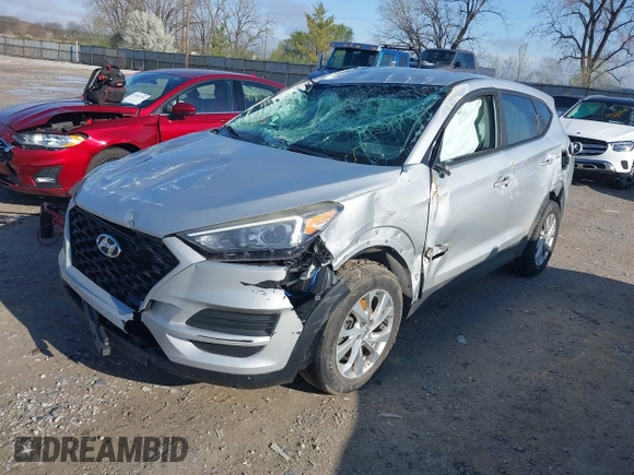 2019 Hyundai Tucson SE with VIN KM8J2CA48KU872175, listed as a IAAI auction lot 41956066 with 105,534 mi miles. Bid and sale history available at carsss.com. Image 17.