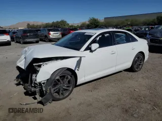 2019 Audi A4 Premium with VIN WAUGMAF43KN017462, listed as a Copart auction lot 61453425 with 61,727 mi miles and Salvage title. Bid and sale history available at DreamBid. Image 1.