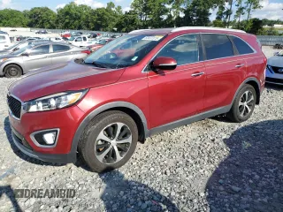 2016 Kia Sorento EX z VIN 5XYPH4A17GG126866, wystawiony jako Copart lot #63491575 z przebiegiem 121 103 mil mil oraz Czysty tytuł • Clean title. Historia ofert i sprzedaży dostępna na DreamBid. Obrazek 1.