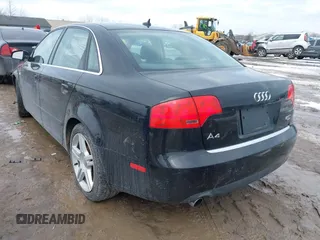 2007 Audi A4 2.0T with VIN WAUDF98E37A025495, listed as a IAAI auction lot 41636086 with 182,248 mi miles. Bid and sale history available at carsss.com. Image 3.