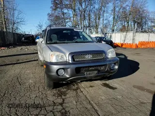 2003 Hyundai Santa Fe GLS with VIN KM8SC73D93U534436, listed as a Copart auction lot 44957605 with 123,519 mi miles and Salvage Title. Bid and sale history available at carsss.com. Image 10.