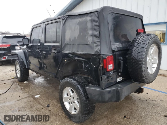 2007 Jeep Wrangler Unlimited Rubicon with VIN 1J8GA69147L113994, listed as a Copart auction lot 86544434 with 100,251 mi miles and Salvage title. Bid and sale history available at DreamBid. Image 2.