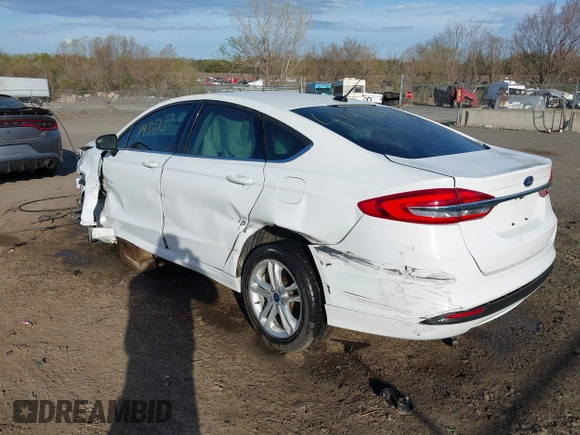 2018 Ford Fusion SE with VIN 3FA6P0H74JR278012, listed as a IAAI auction lot 41918935 with 50,969 mi miles. Bid and sale history available at carsss.com. Image 3.