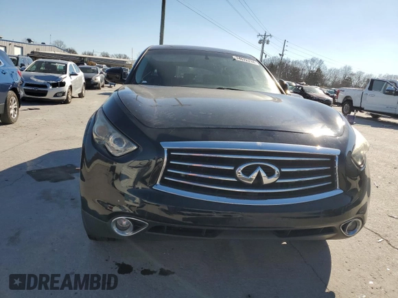 2016 Infiniti QX70 with VIN JN8CS1MU2GM670540, listed as a Copart auction lot 48196665 with Not Provided miles and Salvage Title. Bid and sale history available at DreamBid. Image 5.