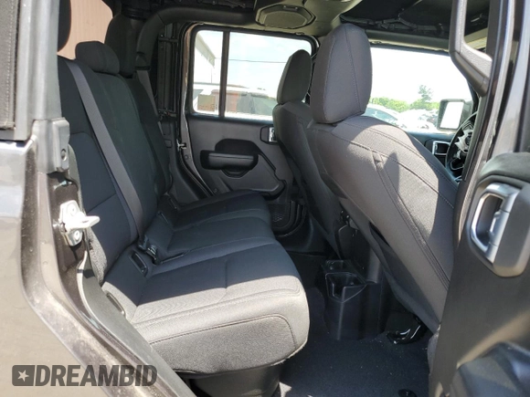 2021 Jeep Gladiator Sport S с VIN 1C6HJTAG0ML586532, выставлен на аукционе Copart как лот 55791994 с пробегом 37 700 миль миль и Списание • Salvage title. История ставок и продаж доступна на DreamBid. Изображение 10.