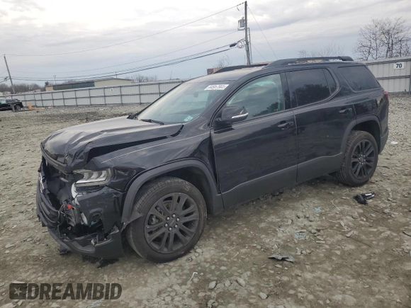 2023 GMC Acadia SLT with VIN 1GKKNULSXPZ236213, listed as a Copart auction lot 44957905 with 20,602 mi miles and Salvage Title. Bid and sale history available at DreamBid. Image 1.
