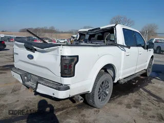2015 Ford F-150 XLT with VIN 1FTEW1EP9FFB32292, listed as a IAAI auction lot 41787356 with 150,430 mi miles. Bid and sale history available at carsss.com. Image 4.