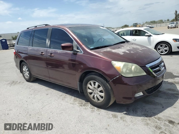 2007 Honda Odyssey Touring with VIN 5FNRL38827B062909, listed as a Copart auction lot 54449875 with 198,457 mi miles and Clean Title. Bid and sale history available at carsss.com. Image 4.