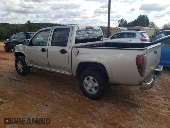 2005 GMC Canyon 1SF SLE Z71 with VIN 1GTDT136858116652, listed as a Copart auction lot 81005184 with 222,917 mi miles and Salvage Title. Bid and sale history available at carsss.com. Image 2.