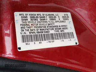 2003 Honda Odyssey EX z VIN 5FNRL18643B124601, wystawiony jako Copart lot #58769005 z przebiegiem 177 710 mil mil oraz Szkoda całkowita • Salvage title. Historia ofert i sprzedaży dostępna na DreamBid. Obrazek 14.
