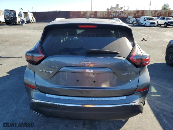 2023 Nissan Murano Platinum with VIN 5N1AZ2DJ5PC136444, listed as a Copart auction lot 77494904 with 12,391 mi miles and Salvage Title. Bid and sale history available at carsss.com. Image 6.