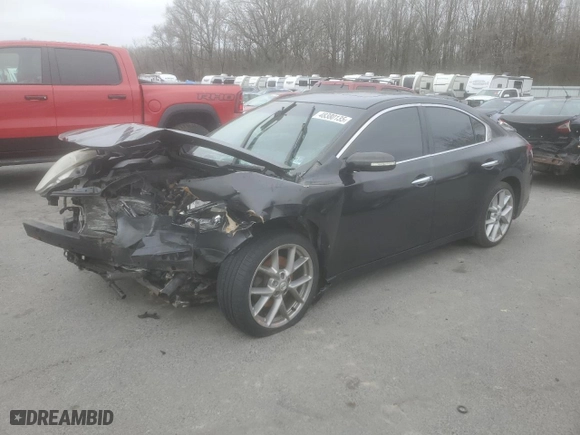 2009 Nissan Maxima 3.5 SV w/Sport Pkg with VIN 1N4AA51E29C847564, listed as a Copart auction lot 48380135 with 0 mi miles and Salvage Title. Bid and sale history available at carsss.com. Image 1.