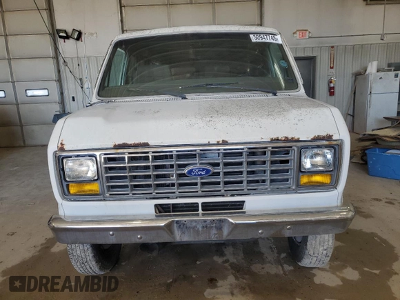 1987 Ford Econoline Cargo with VIN 1FTEE24N6HHB45016, listed as a Copart auction lot 50947745 with 62,721 mi miles and Salvage Title. Bid and sale history available at DreamBid. Image 5.