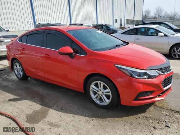 2018 Chevrolet Cruze LT with VIN 1G1BE5SM4J7173318, listed as a Copart auction lot 46454805 with 0 mi miles and Non Repairable. Bid and sale history available at carsss.com. Image 4.