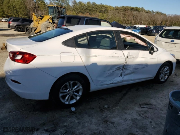 2019 Chevrolet Cruze LS with VIN 1G1BC5SM7K7107370, listed as a Copart auction lot 48434505 with 100,126 mi miles and Clean Title. Bid and sale history available at carsss.com. Image 3.