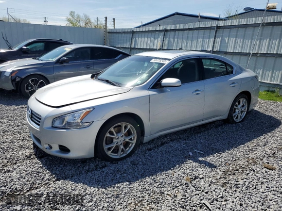 2013 Nissan Maxima SV with VIN 1N4AA5AP8DC812442, listed as a Copart auction lot 55475245 with 209,526 mi miles and Salvage Title. Bid and sale history available at DreamBid. Image 1.