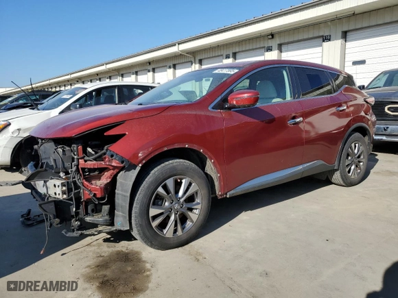 2016 Nissan Murano S with VIN 5N1AZ2MG5GN149686, listed as a Copart auction lot 48417895 with 112,144 mi miles and Salvage Title. Bid and sale history available at carsss.com. Image 1.