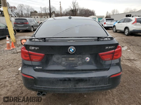 2017 BMW 3 Series 330i xDrive with VIN WBA8Z9C38HG827411, listed as a Copart auction lot 45136625 with Not Provided miles and Salvage Title. Bid and sale history available at carsss.com. Image 6.