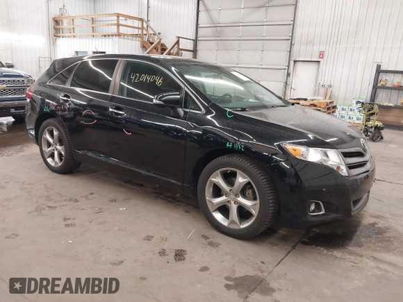 2013 Toyota Venza LE with VIN 4T3BK3BB5DU093764, listed as a IAAI auction lot 42014046 with 240,491 mi miles. Bid and sale history available at carsss.com. Image 1.