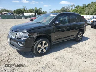 2016 Jeep Compass High Altitude Edition with VIN 1C4NJDEB6GD697021, listed as a Copart auction lot 54332755 with 104,611 mi miles and Salvage Title. Bid and sale history available at carsss.com. Image 1.