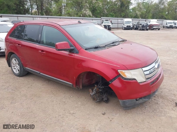 2007 Ford Edge SEL with VIN 2FMDK38CX7BA35354, listed as a IAAI auction lot 41896699 with 189,340 mi miles. Bid and sale history available at carsss.com. Image 1.