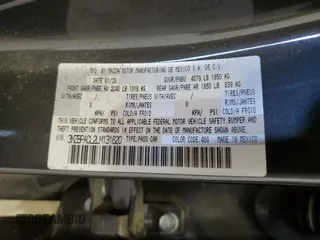 2020 Mazda 3 Select Package with VIN 3MZBPACL2LM131820, listed as a Copart auction lot 48707785 with Not Provided miles and Salvage Title. Bid and sale history available at carsss.com. Image 13.