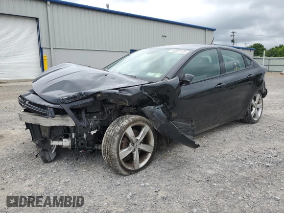 2014 Dodge Dart GT with VIN 1C3CDFEB3ED742198, listed as a Copart auction lot 63281975 with 117,541 mi miles and Salvage title. Bid and sale history available at DreamBid. Image 1.