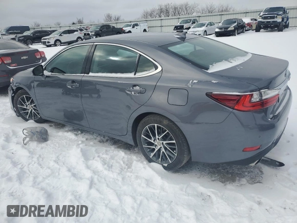 2017 Lexus ES with VIN 58ABK1GG1HU076444, listed as a Copart auction lot 45568375 with 57,152 mi miles and Salvage Title. Bid and sale history available at carsss.com. Image 2.