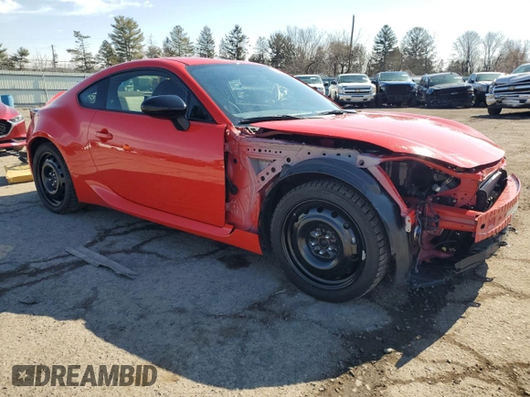 2022 Toyota GR86 Premium with VIN JF1ZNBE1XN9754814, listed as a Copart auction lot 46829455 with 19,741 mi miles and Salvage Title. Bid and sale history available at carsss.com. Image 4.