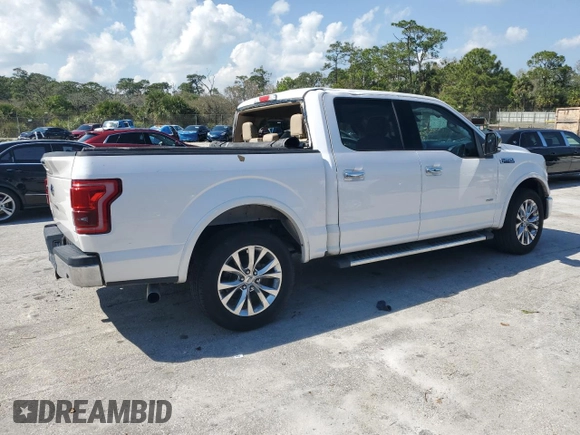 2016 Ford F-150 XL with VIN 1FTEW1CG3GKE81606, listed as a Copart auction lot 47375895 with 121,650 mi miles and Salvage Title. Bid and sale history available at DreamBid. Image 3.