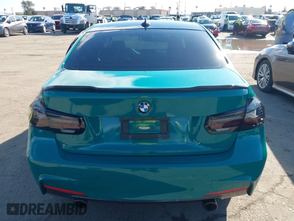 2014 BMW 3 Series 335i with VIN WBA3A9C52EF686470, listed as a IAAI auction lot 41411723 with 89,816 mi miles. Bid and sale history available at carsss.com. Image 16.