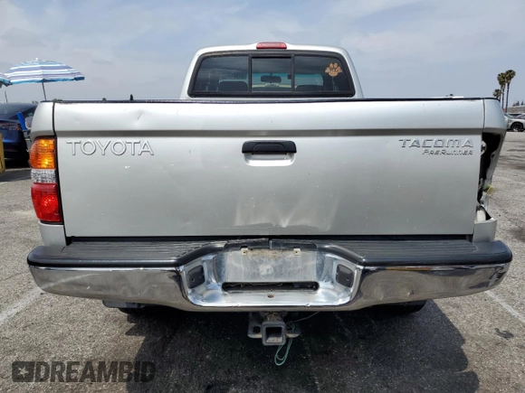 2002 Toyota Tacoma PreRunner with VIN 5TESM92N82Z140102, listed as a Copart auction lot 57904865 with 352,308 mi miles and Salvage title. Bid and sale history available at DreamBid. Image 6.