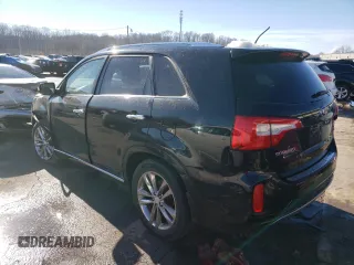 2014 Kia Sorento SX with VIN 5XYKW4A7XEG488904, listed as a Copart auction lot 88903155 with 129,983 mi miles and Salvage Title. Bid and sale history available at carsss.com. Image 2.