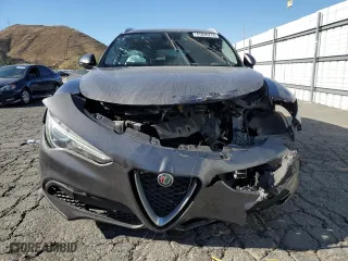 2019 Alfa Romeo Stelvio Sport with VIN ZASPAKAN1K7C30052, listed as a Copart auction lot 41846215 with 74,101 mi miles and Clean Title. Bid and sale history available at carsss.com. Image 5.