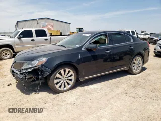 2013 Lincoln MKS EcoBoost with VIN 1LNHL9FT5DG606208, listed as a Copart auction lot 59224735 with 156,202 mi miles and Salvage title. Bid and sale history available at DreamBid. Image 1.