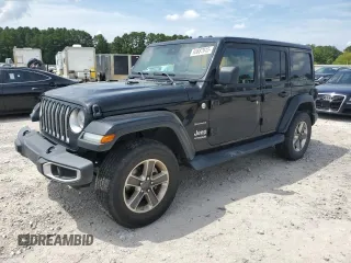 2021 Jeep Wrangler Unlimited Sahara Altitude z VIN 1C4HJXEG1MW720621, wystawiony jako Copart lot #65887915 z przebiegiem 66 997 mil mil oraz Czysty tytuł • Clean title. Historia ofert i sprzedaży dostępna na DreamBid. Obrazek 1.