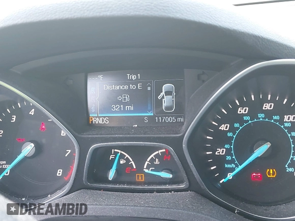 2016 Ford Escape SE with VIN 1FMCU0G78GUA20032, listed as a IAAI auction lot 41853044 with 117,005 mi miles. Bid and sale history available at carsss.com. Image 7.