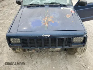 2001 Jeep Cherokee Sport with VIN 1J4FF48S21L595966, listed as a Copart auction lot 55946575 with Not provided miles and Salvage title. Bid and sale history available at DreamBid. Image 12.