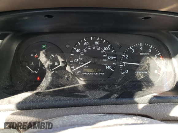 1998 Toyota Camry LE z VIN JT2BF28K9W0118817, wystawiony jako Copart lot #42603885 z przebiegiem 45 808 mil mil oraz Czysty tytuł • Clean title. Historia ofert i sprzedaży dostępna na DreamBid. Obrazek 9.